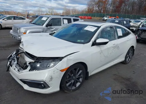 2019 Honda Civic Ex from USA, damaged, VIN 2HGFC1F36KH651013